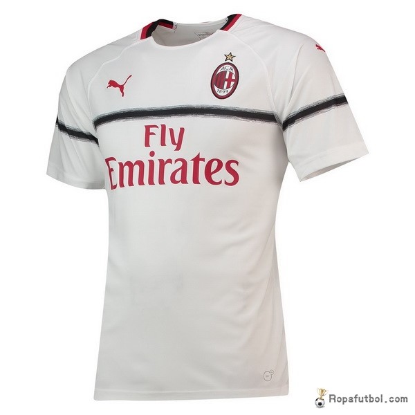 Tailandia Camiseta AC Milan Replica Segunda Ropa 2018/19 Blanco